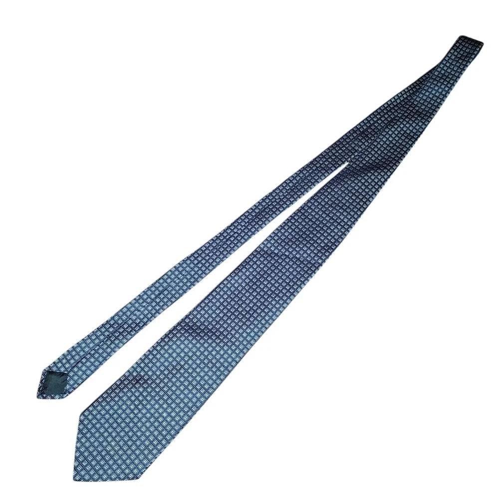 Brooks Brothers Navy Geometric Silk Tie